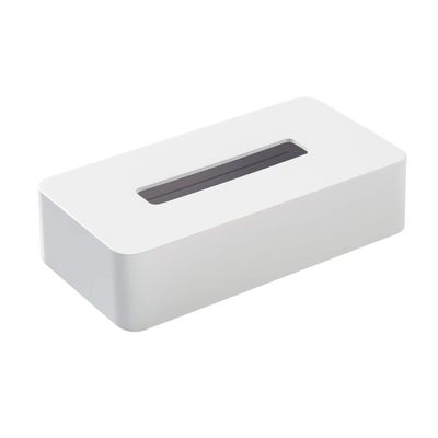 OHE Smart Home II Tissue Case, White, Approx. Height 9.6 x Width 5.1 x Height 2.8 inches (24.5 x 13 x 7 cm), Paper Holder, Tissue Box, Magnetic, Simple, Made in Japan