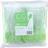 Nagao 200820 Disposable Spoons, 6.3 inches (16 cm), Green, Individually Packaged, Set of 100 view 3
