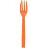Nagao 200841 Disposable Fork, 6.3 inches (16 cm), Orange, Individually Packaged, Set of 100 view 1