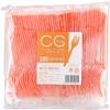 Nagao 200841 Disposable Fork, 6.3 inches (16 cm), Orange, Individually Packaged, Set of 100 view 3