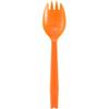 Nagao 200861 Disposable Spoons, 6.3 inches (16 cm), Orange, Individually Packaged, Set of 100 view 1