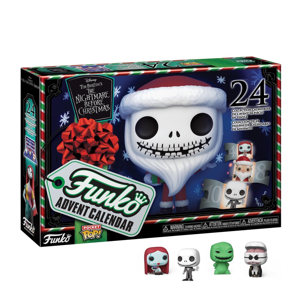 Funko Pop! Advent Calendar: The Nightmare Before Christmas - 24 Days of Surprises - Collectible Vinyl Mini Figures - Mystery Box - Gift Idea - Holiday Present for Kids - Christmas Countdown