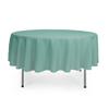 YOUR CHAIR COVERS - 90 Round Polyester Tablecloths for Restaurant, Banquet, Wedding - Linen Table Cloth for Standard Round Tables - Robin Egg view 1