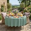 YOUR CHAIR COVERS - 90 Round Polyester Tablecloths for Restaurant, Banquet, Wedding - Linen Table Cloth for Standard Round Tables - Robin Egg view 2