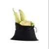 ecomuslinbags 6x8 inches Black Cotton Bags | Biodegradable and Reusable Premium Quality Muslin Single Drawstring Bags (Pack Of 100) view 2