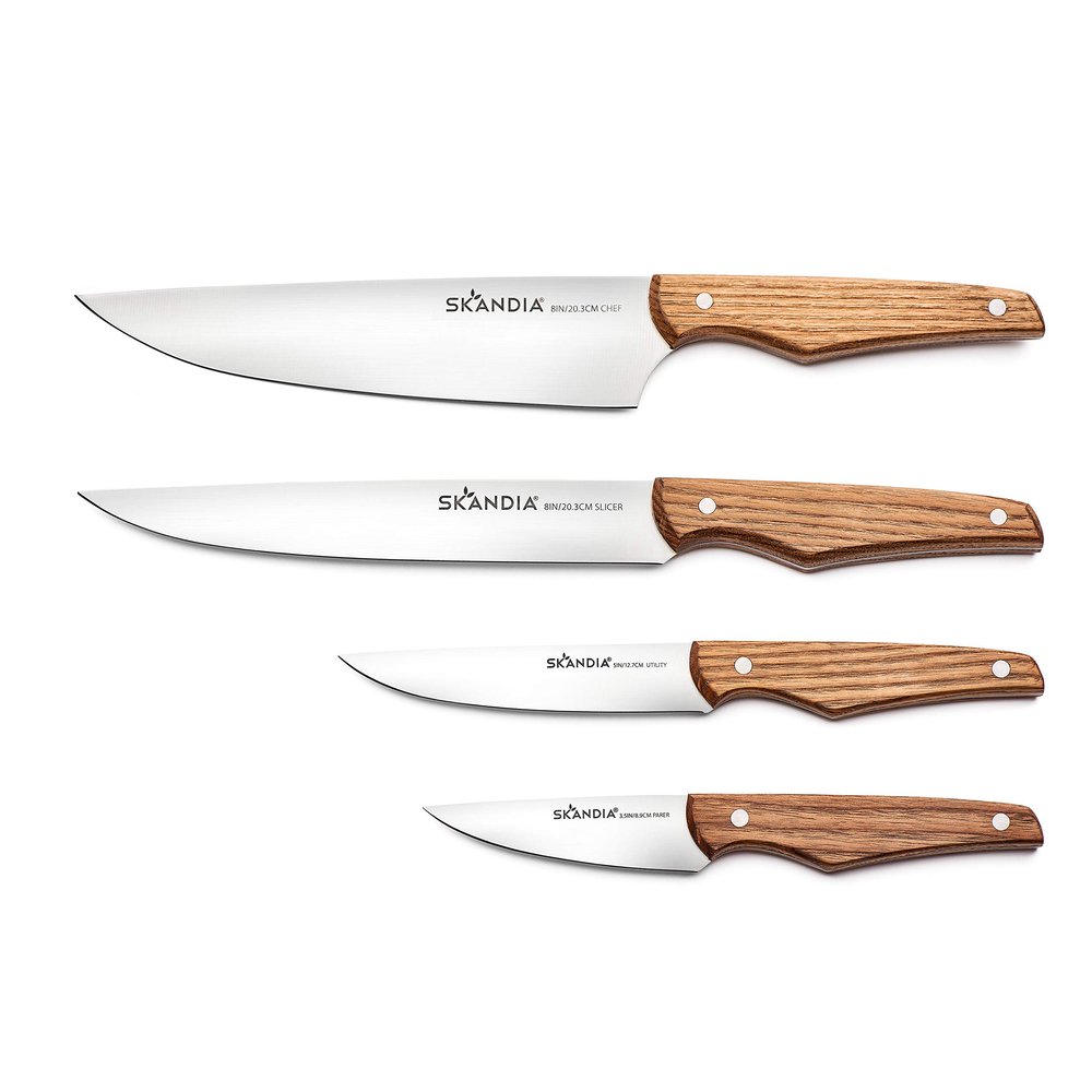 4-Pc Cutlery Set in Brown