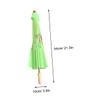 Healifty Oil Paper Parasol Japanese Chinese Oil Paper Umbrella Parasol Dancing Umberlla Photography Prop Green Blank Umbrella view 2