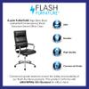 Flash Furniture Hansel High Back Black LeatherSoft Contemporary Panel Executive Swivel Office Chair view 4