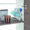 Metaltex Kitchen Roll Holder, Metallic Grey, 12x14x15 cm view 1
