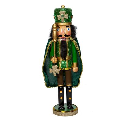 Kurt S. Adler 15-Inch Irish Nutcracker with Cape