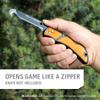 OUTDOOR EDGE 3.5" RazorSafe Replacement Gutting Knife Blades, 4 Pieces plus Blade Storage Box view 4