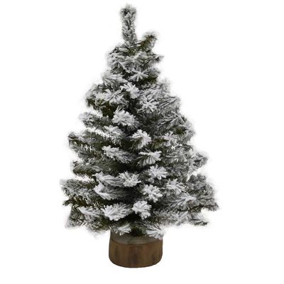 Kurt S. Adler 12-Inch Flocked Miniature Canadian Pine Tree