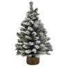 Kurt S. Adler 12-Inch Flocked Miniature Canadian Pine Tree view 1