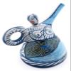 Ceramic Sculpture with Cubist Design, Picassian Style, Modern Art, Handmade and Handpainted. Exclusive Collection, Limited Production. 9,45" x 6,10" x 9,45" view 1