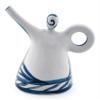 Ceramic Sculpture with Cubist Design, Picassian Style, Modern Art, Handmade and Handpainted. Exclusive Collection, Limited Production. 9,45" x 6,10" x 9,45" view 3