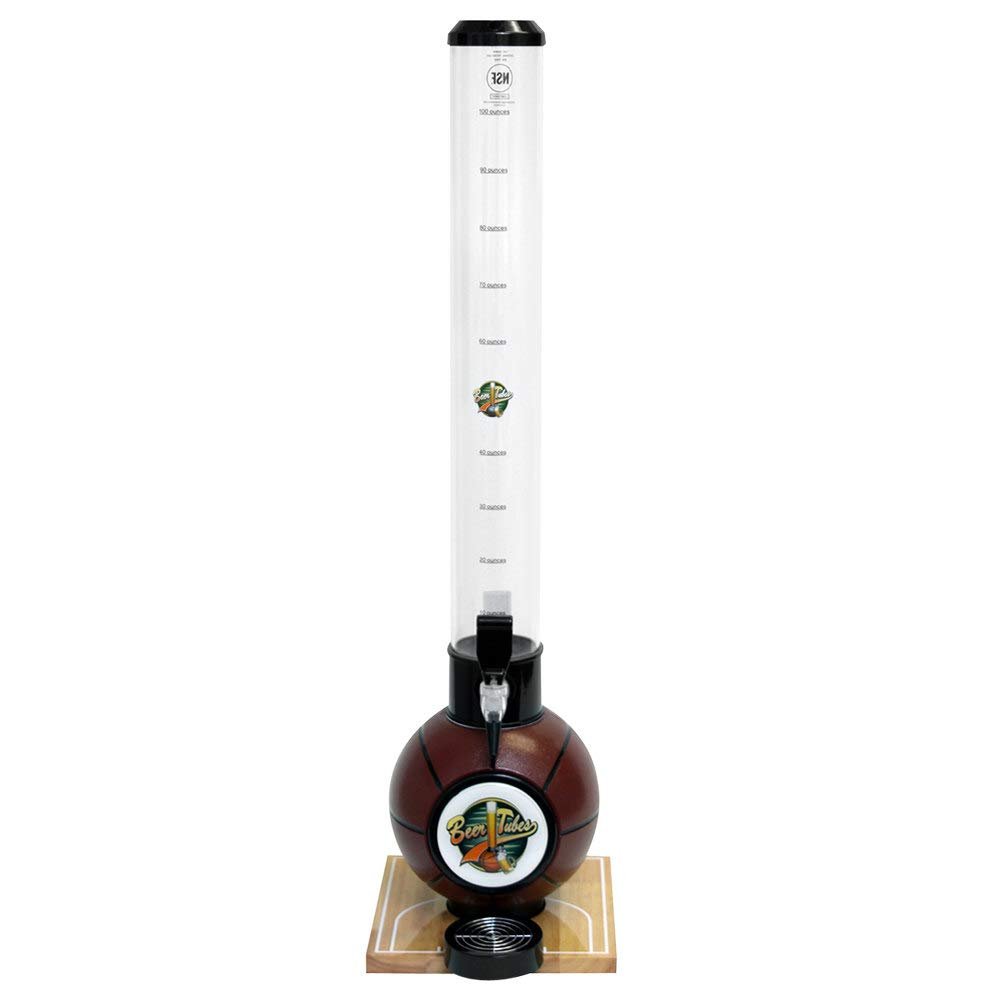 Beer Tubes BKT-32-STAP 1/4 100 oz. Tall Tube Basketball Beer Tower