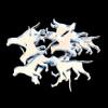 Pointer Dog Craft Mirrors, Set of 10, Shatterproof Acrylic Craft Mirrors view 2