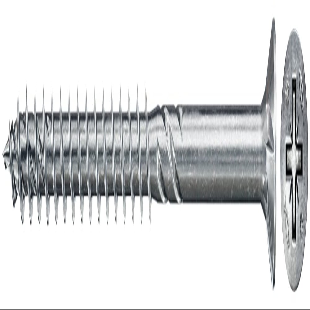 fischer FPF Power-Fast II Wood Screw Partially Threaded Countersunk Head CZF Galvanised 4.5 x 35 mm, Pack of 200, 670307 1, Blue Zinc, 4,5x35