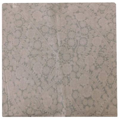 Wholesale Lot of 12 White Printed Lace Doily Light Olive Green 100% Cotton 22"x22" Bandanna