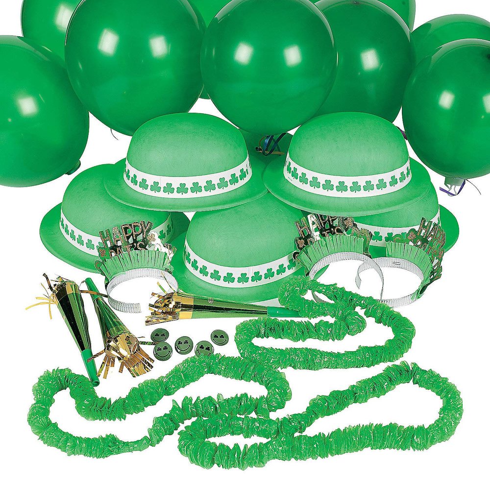 HORNS & TIARAS FOR ST. PAT'S PARTY ASST - Apparel Accessories - 18 Pieces
