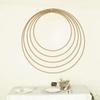Tableclothsfactory 36" Heavy Duty Gold Metal Floral Hoop Wreath Hanging Rings for Wedding Party Decoration view 4