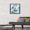 Trends International Hatsune Miku - Waving Wall Poster, 14.725" x 22.375", Black Framed Version view 2
