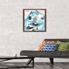 Trends International Hatsune Miku - Waving Wall Poster, 14.725" x 22.375", Mahogany Framed Version view 2