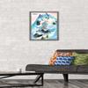 Trends International Hatsune Miku - Waving Wall Poster, 14.725" x 22.375", Barnwood Framed Version view 2
