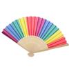 Colorful Folding Folding Fans Portable Rainbow Fan Beautiful Folding Fans view 1