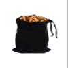ecomuslinbags 8x12 inches Color Full Cotton Bags, Reusable And Biodegradable Produce Muslin Drawstring Bags Available in Different Sizes (Black) view 4