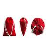ecomuslinbags 12x16 inches Color Full Cotton Bags, Reusable And Biodegradable Produce Muslin Drawstring Bags Available in Different Sizes (Red) view 1