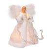 Kurt S. Adler 10-Inch UL 10-Light White Angel Treetop view 2