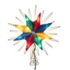 Kurt S. Adler 10-Inch UL 10-Light 8-Point Capiz Multi-Color Star Treetop view 1