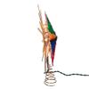 Kurt S. Adler 10-Inch UL 10-Light 8-Point Capiz Multi-Color Star Treetop view 2