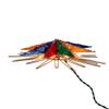 Kurt S. Adler 10-Inch UL 10-Light 8-Point Capiz Multi-Color Star Treetop view 3