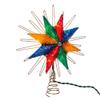 Kurt S. Adler 10-Inch UL 10-Light 8-Point Capiz Multi-Color Star Treetop view 4