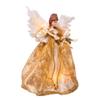 Kurt S. Adler 12-Inch UL 10 Clear Light Gold Angel Treetop, Multicolor view 1