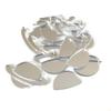 Saturn Crafting Mirrors, Set of 10, Shatterproof Acrylic, Silver Mirror view 1
