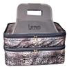 101 BEACH Thermal Insulated Double Casserole Carrier Bag with 2 Compartments - Can be Custom Embroidered Personalized (Gray Reptile - Embroidered Name) view 1