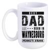 Father's Day Gift From Daughter, Son - Best Dad Are Born In Waynesburg Pennsylvania PA - Funny Gift Ideas For Papa, Grandpa - Fathers Day Coffee Mug 15 oz view 1