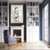 Renditions Gallery Winter Birds Noel Art Framed Christmas Painting Contemporary Artwork Giclee Canvas Prints Animal Wall Decor view 2