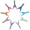 Extreme Color Clothespins | Solid Stainless Steel | Seashore Selection | Multicolor | 18 Pack | Rust Resistant | Heavy Duty Clothes pins | Hanging Laundry | Chip Clips | Display Clips | Made in Italy view 1