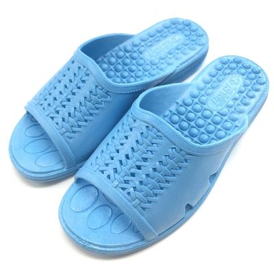 Nippon Slippers 400873 Slippers, Sandals, 8.7 inches (22 cm), Blue, Molded Sandals, Women's, M, Made in Japan, Rubber Material