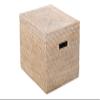 KOUBOO La Jolla Rattan Box Basket - Wicker Storage Basket with Lid, Decorative Storage, Toy Box, Laundry Hamper, Kitchen, Living Room Storage Bin, White-wash view 1