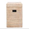 KOUBOO La Jolla Rattan Box Basket - Wicker Storage Basket with Lid, Decorative Storage, Toy Box, Laundry Hamper, Kitchen, Living Room Storage Bin, White-wash view 2