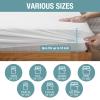 Bedecor California King Mattress Protector,Waterproof Cotton Terry Cover, Breathable and Soft for Babies, Pregnant Women, and Incontinence, Fits 9-18 Inch Deep Pocket (72"x84") view 4
