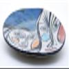 Ceramic Wall Plate with Cubist Design, Picassian Style, Modern Art, Handmade and Handpainted. Exclusive Collection, Limited Production. 11,22" x 11,22" x 1,57" view 3