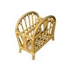 D-Art Rattan Curve Magazine Rack view 1