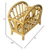 D-Art Rattan Curve Magazine Rack view 2