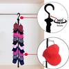 2 pack, Multi-Purpose Magic Hangers Space Saving Clothes Hangers Organizer Smart Closet Space Saver with 40 Sturdy stainless steel Clips for Your Toys, Hats, Cap, Scarves, Gloves, Towel, Jewelry, etc. view 4